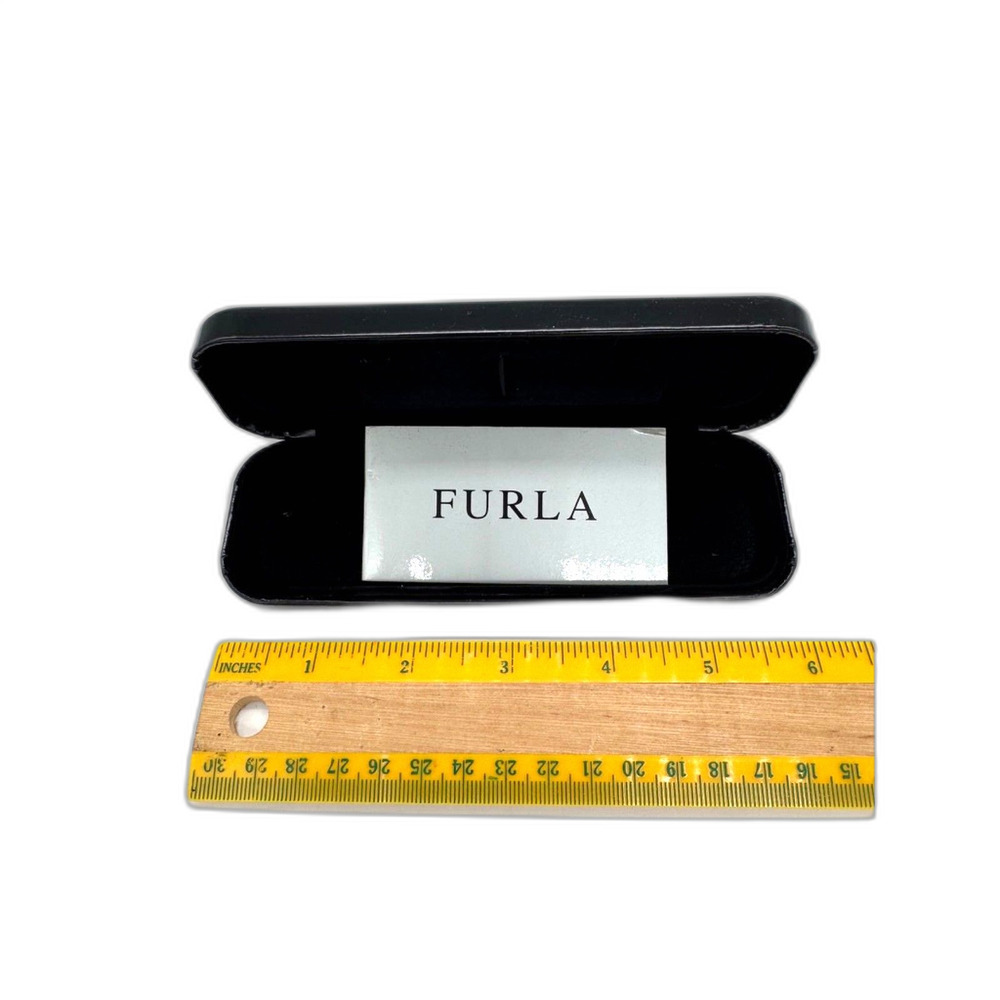 Furla Hard Case Watch ClamShell Case Black Hinged Case